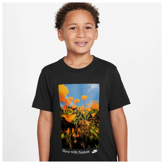Nike Παιδική κοντομάνικη μπλούζα Sportswear Poppy